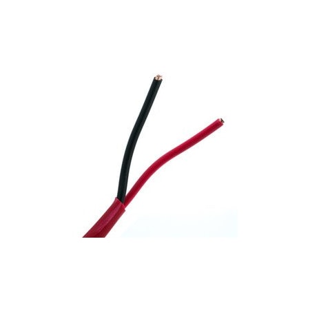 Cable Wholesale Fire Alarm / Security Cable, Red, 14/2 14 AWG 2 Conductor, Solid, FPLR, Spool, 500 foot 10F7-02712NF